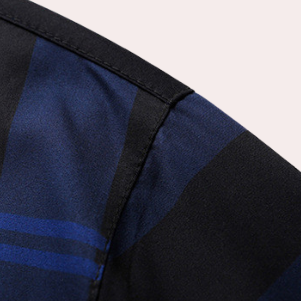 Stilvolles kariertes Poloshirt für Männer