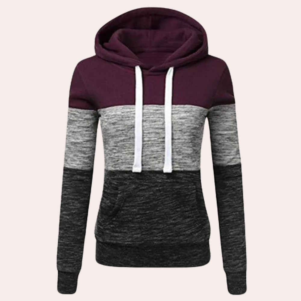 Siobhan - Gemütlicher Multicolour Hoodie für Frauen