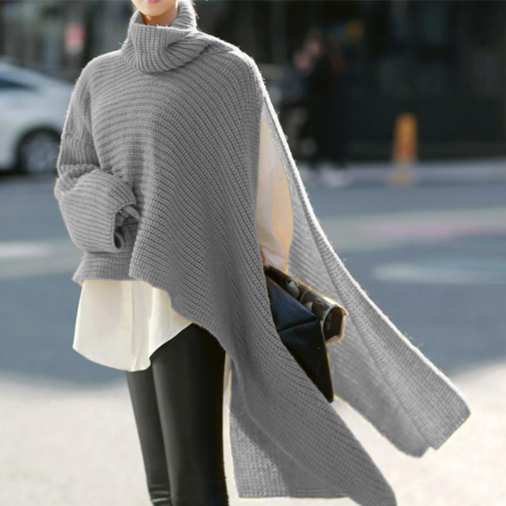 Zena - Modischer asymmetrischer Damenpullover