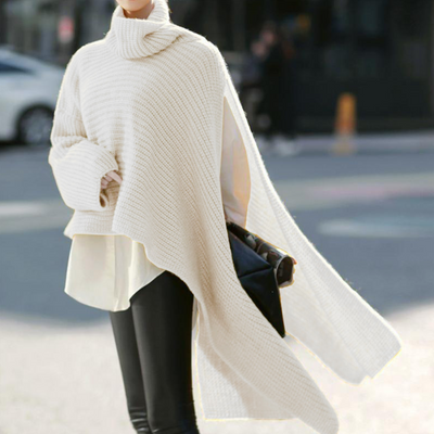 Zena - Modischer asymmetrischer Damenpullover