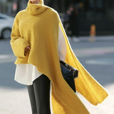 Zena - Modischer asymmetrischer Damenpullover