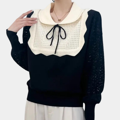 Luxuriös gestrickter Pullover für die stilbewusste Frau