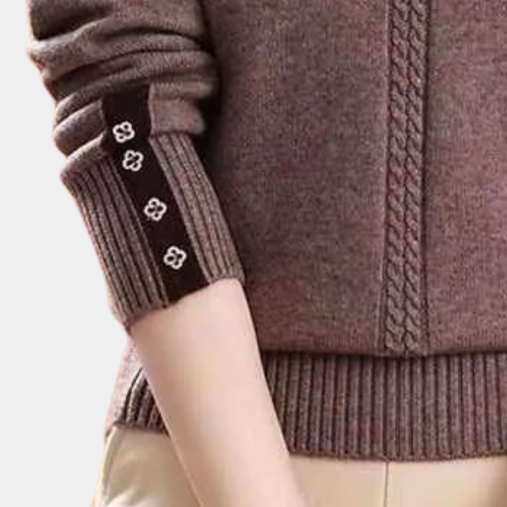 Tica - Modischer und bequemer Damenstrickpullover für einen warmen Look