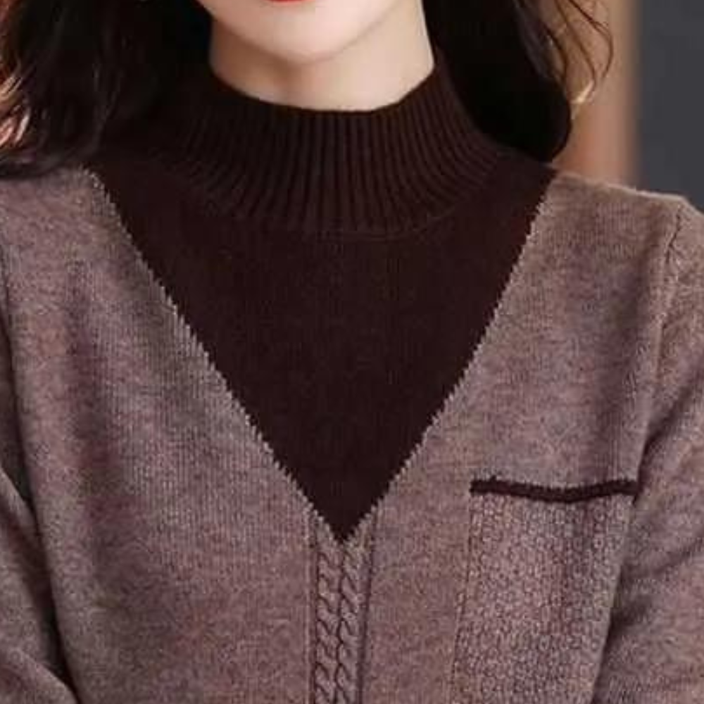 Tica - Modischer und bequemer Damenstrickpullover für einen warmen Look