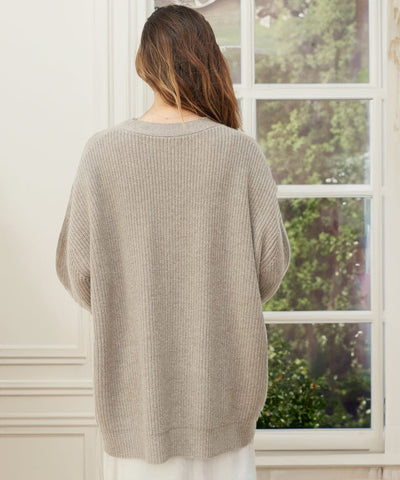 Emelina - Luxuriöser Kaschmir-Kokon-Cardigan