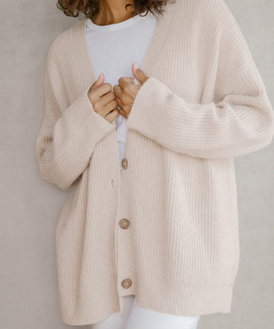 Emelina - Luxuriöser Kaschmir-Kokon-Cardigan