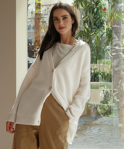 Emelina - Luxuriöser Kaschmir-Kokon-Cardigan