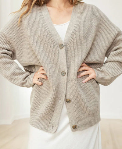 Emelina - Luxuriöser Kaschmir-Kokon-Cardigan