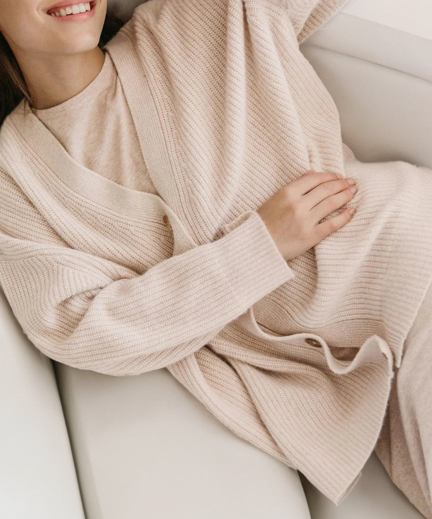 Emelina - Luxuriöser Kaschmir-Kokon-Cardigan