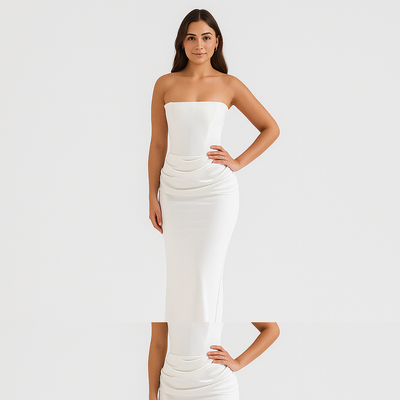 Vivienne – Elegantes Retro-Trägerloses Partykleid