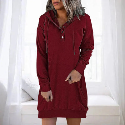 ALLEGRA - Stylisches Freizeit-Kapuzenkleid