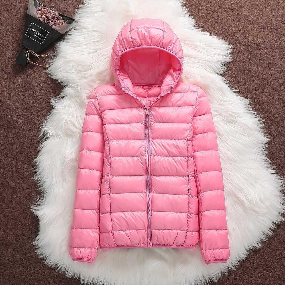 Manuela - Wasserdichte Jacke Mit Weißen Entenfedern