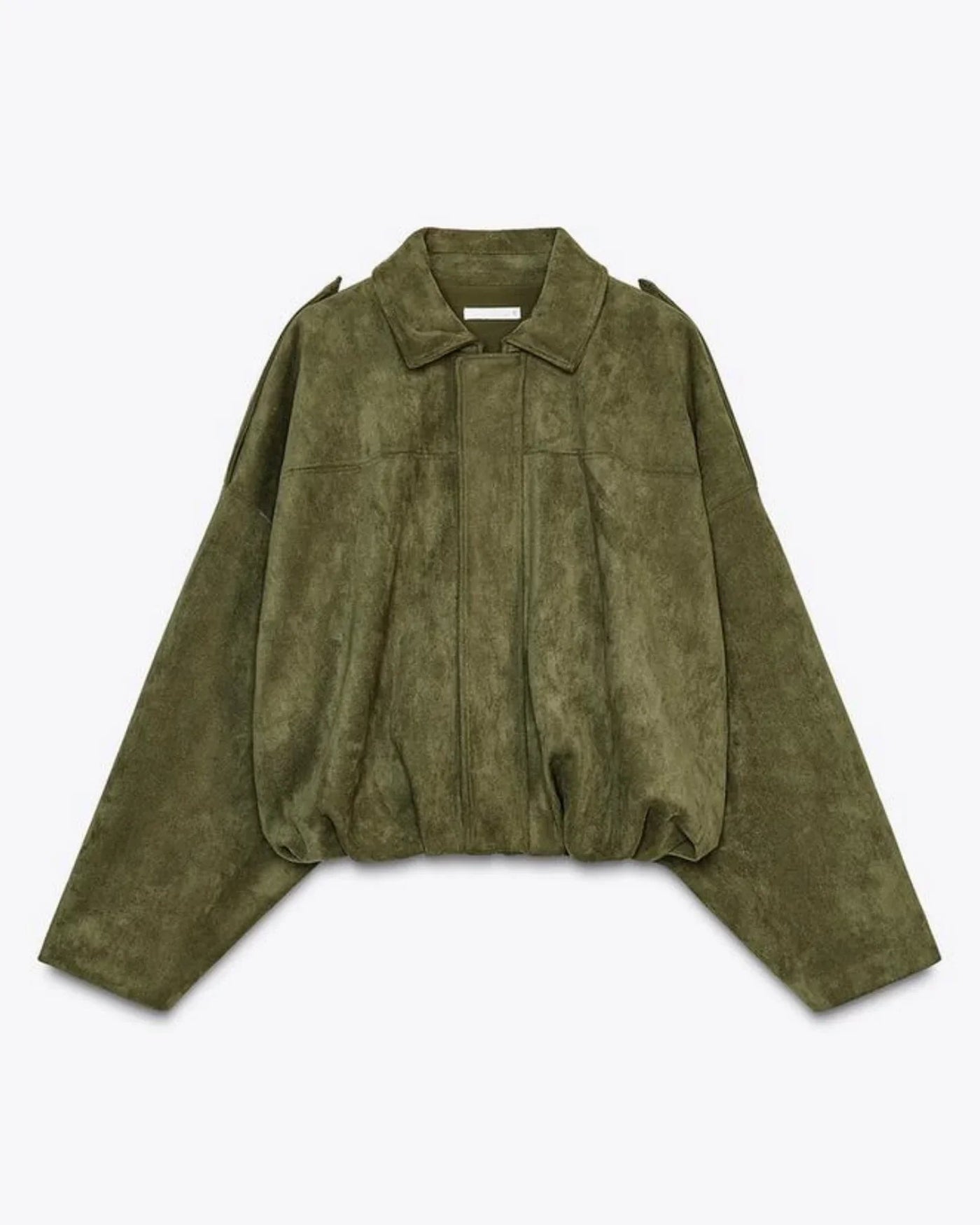 Oversized Damenjacke aus Suède – Stilvolle Jacke für jede Gelegenheit