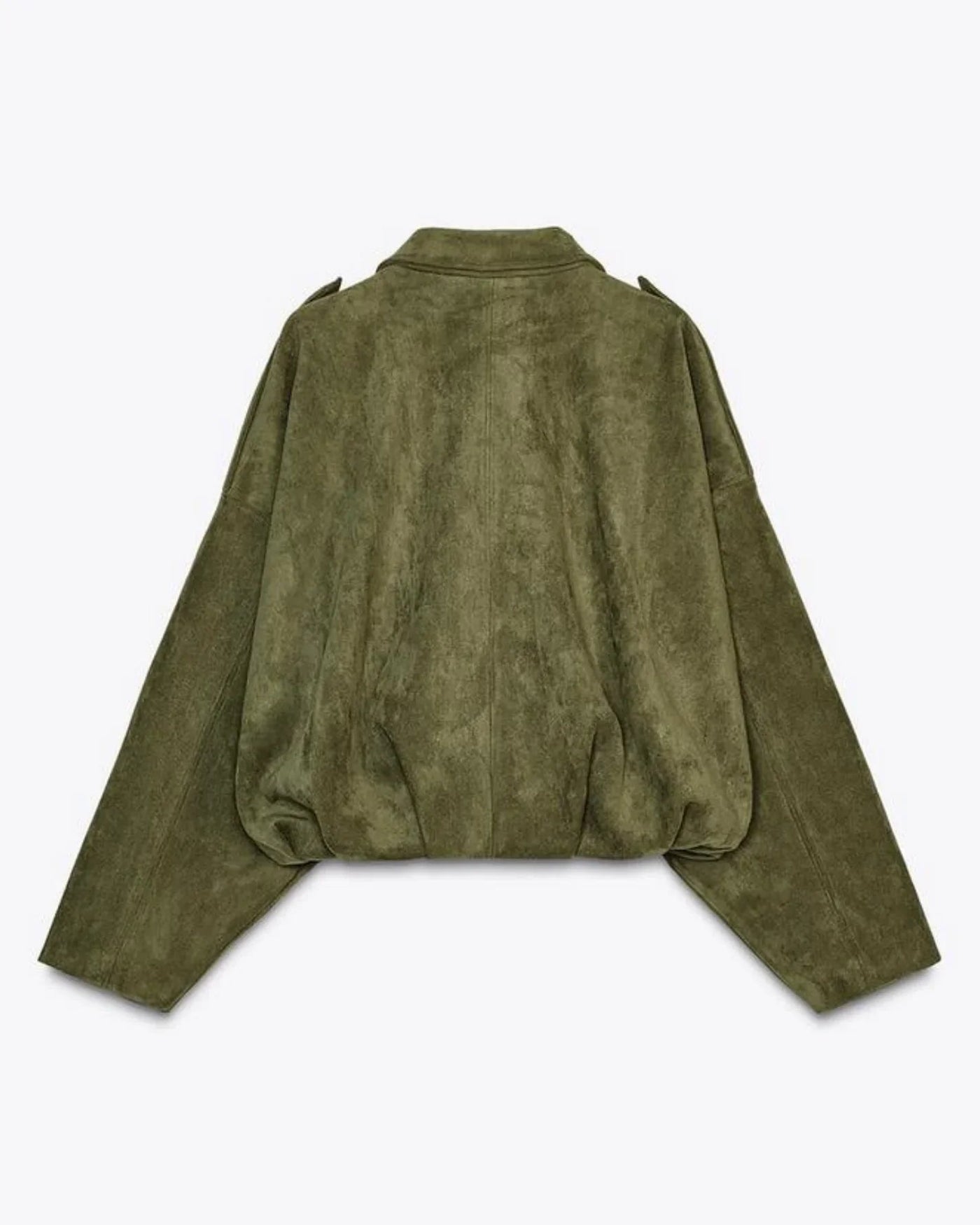 Oversized Damenjacke aus Suède – Stilvolle Jacke für jede Gelegenheit