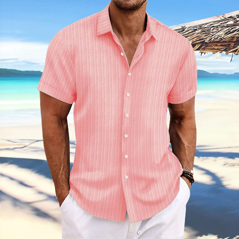 Herren Elegantes Jacquardhemd | Vielseitig und Stilvoll