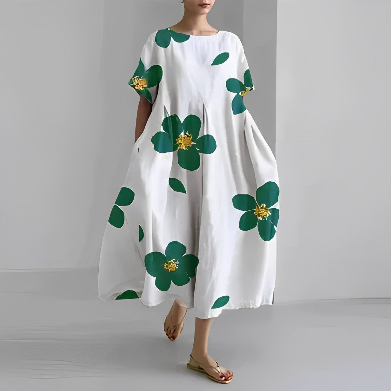 Adelia - Bohème Kleid Mit Blumenmuster