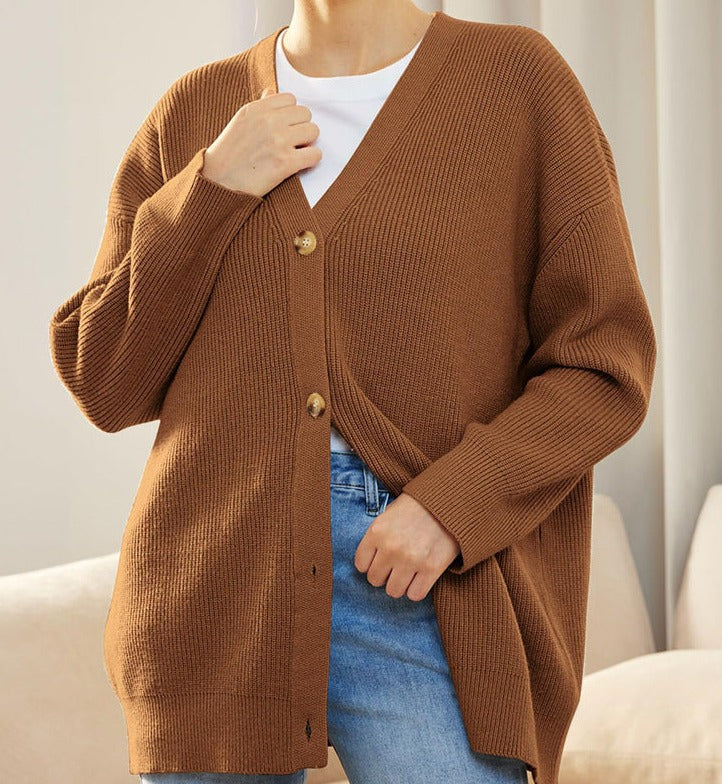 Emelina - Luxuriöser Kaschmir-Kokon-Cardigan