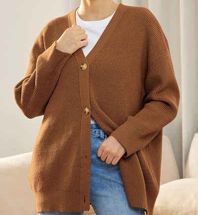 Emelina - Luxuriöser Kaschmir-Kokon-Cardigan