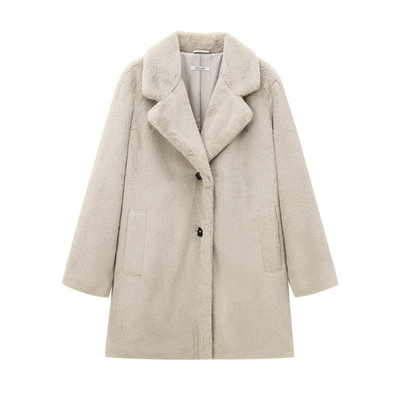 Damen Teddy Mantel Winter | Teddy Damen Klassisch