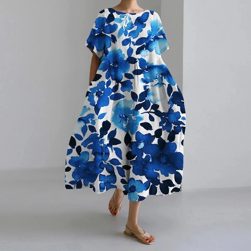 Adelia - Bohème Kleid Mit Blumenmuster