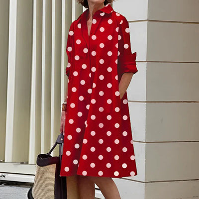 ASHLEY - Stilvolles Kleid mit eleganten langen Ärmeln