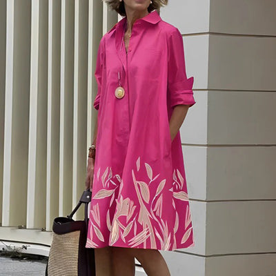 ASHLEY - Stilvolles Kleid mit eleganten langen Ärmeln