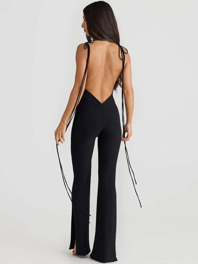 Tamina – Rückenfreier und Armelloser Jumpsuit