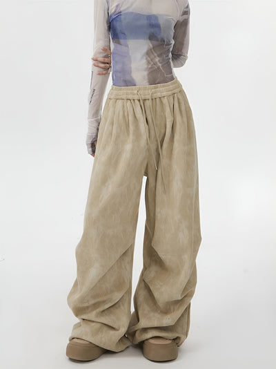 Natasia - Hosen Mit Weitem Bein Und Elastischer Taille