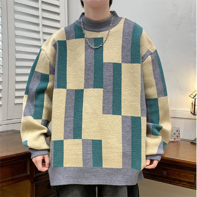 Dolf – Strickpullover Mit Stehkragen