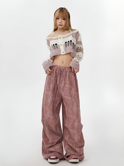 Natasia - Hosen Mit Weitem Bein Und Elastischer Taille