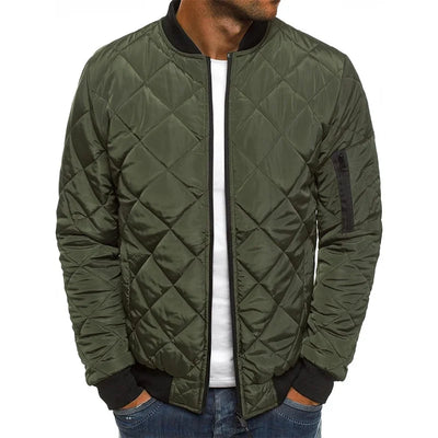 Bequem Jacke mit Rautenmuster