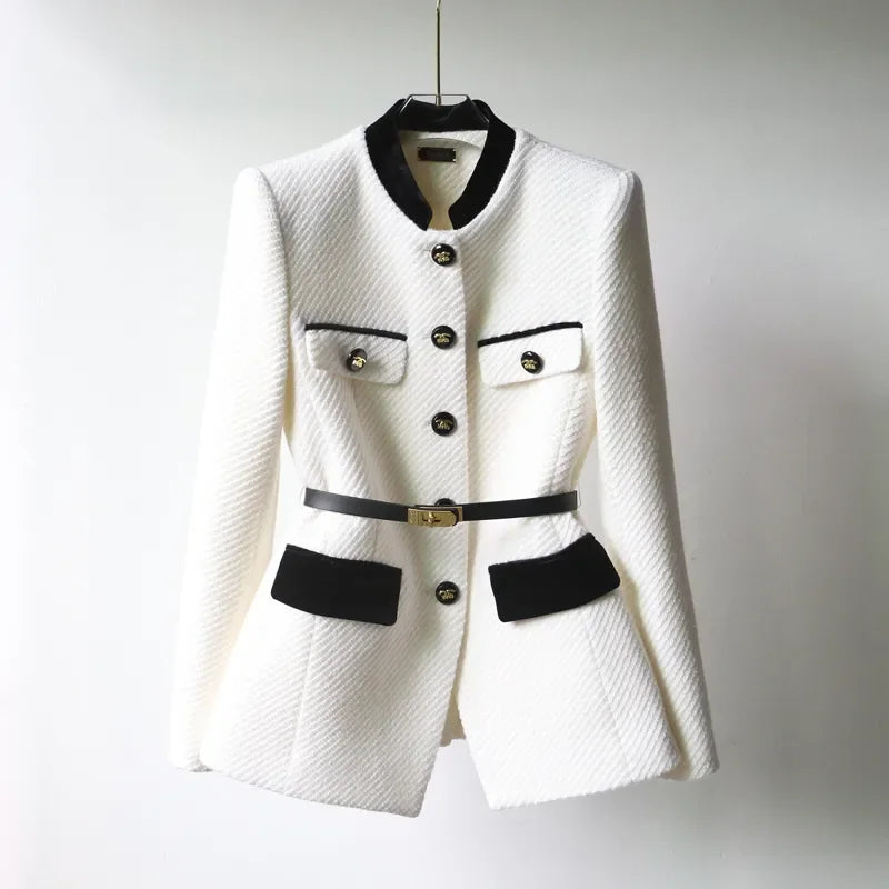 Nermina – Eleganz Wollmantel