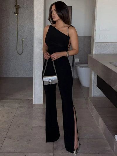 Tamina – Rückenfreier und Armelloser Jumpsuit