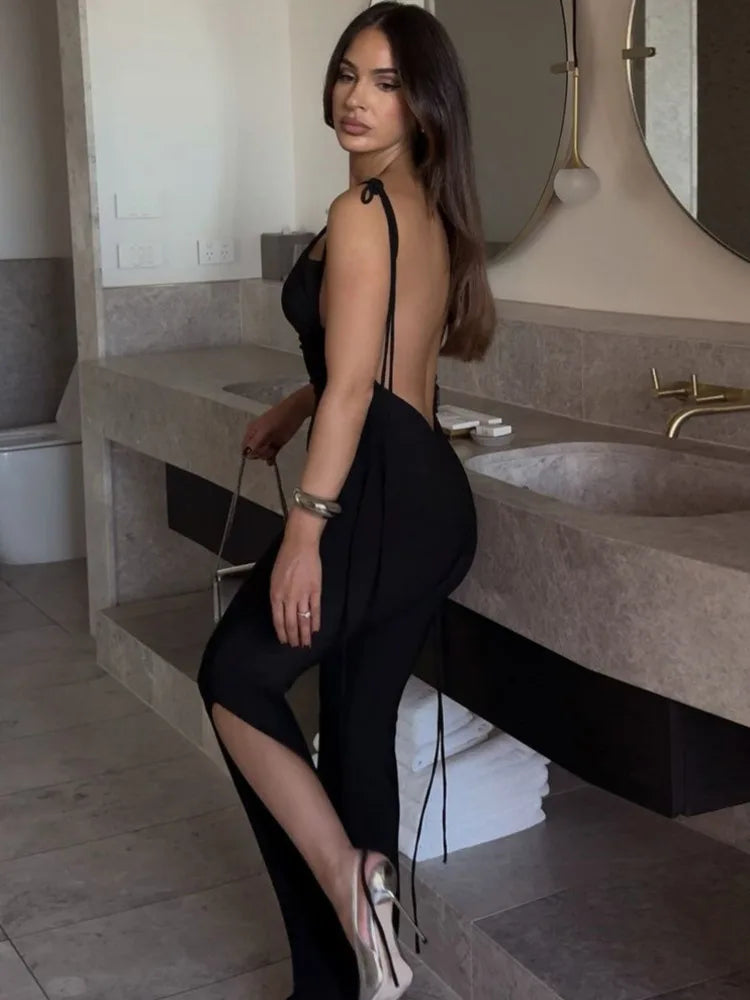 Tamina – Rückenfreier und Armelloser Jumpsuit