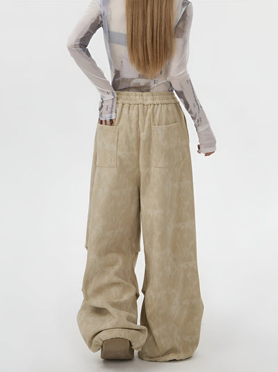 Natasia - Hosen Mit Weitem Bein Und Elastischer Taille
