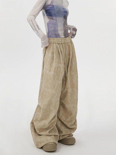 Natasia - Hosen Mit Weitem Bein Und Elastischer Taille