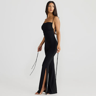 Tamina – Rückenfreier und Armelloser Jumpsuit