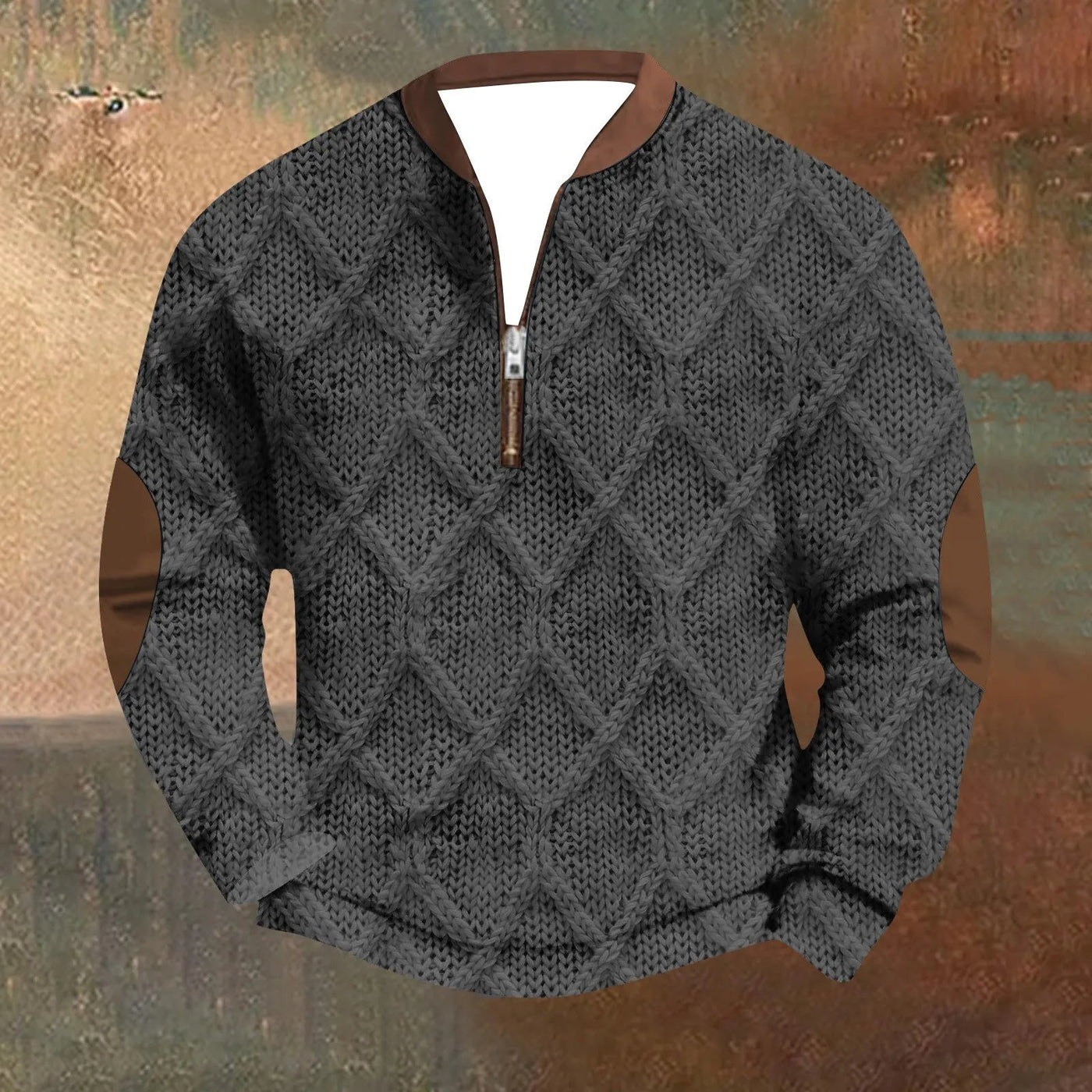 Geert – Sweatshirt Mit Reißverschluss