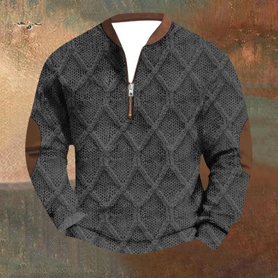 Geert – Sweatshirt Mit Reißverschluss