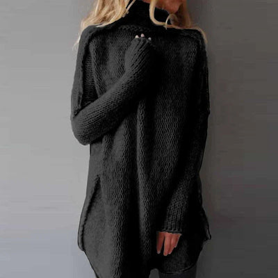 Natalie – Gestrickt Rollkragenpullover