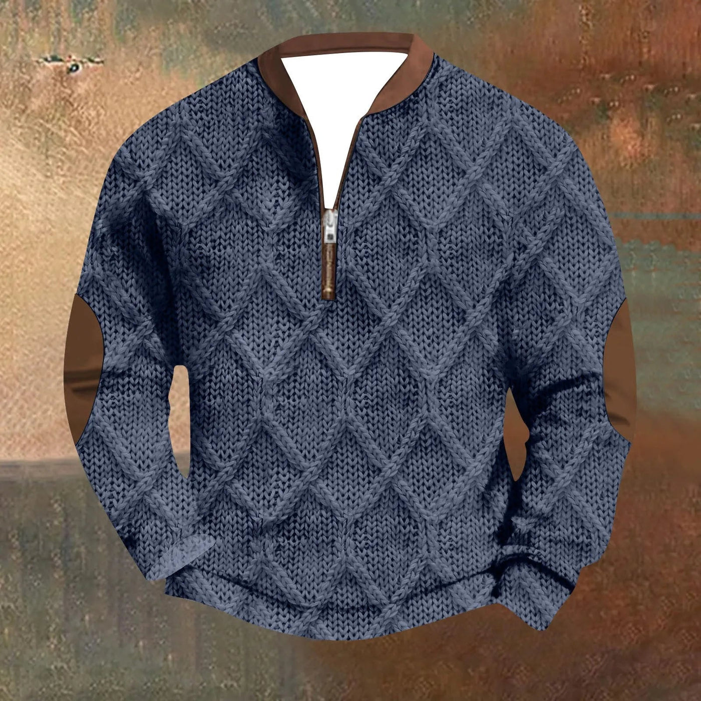 Geert – Sweatshirt Mit Reißverschluss
