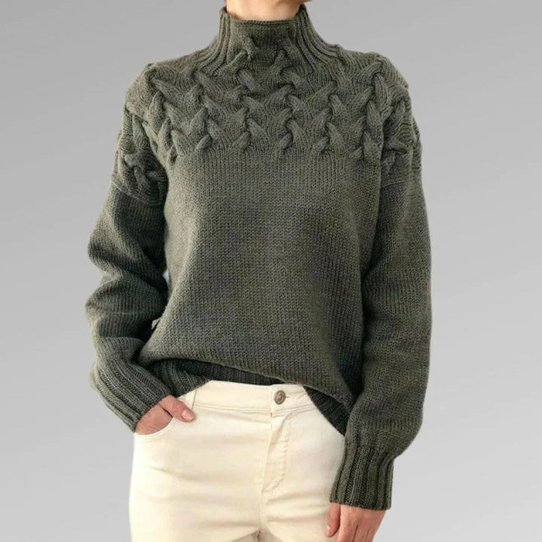 Stylischer Damen-Rollkragenpullover von SANSA - perfekt für jede Jahreszeit!
