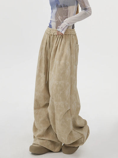Natasia - Hosen Mit Weitem Bein Und Elastischer Taille