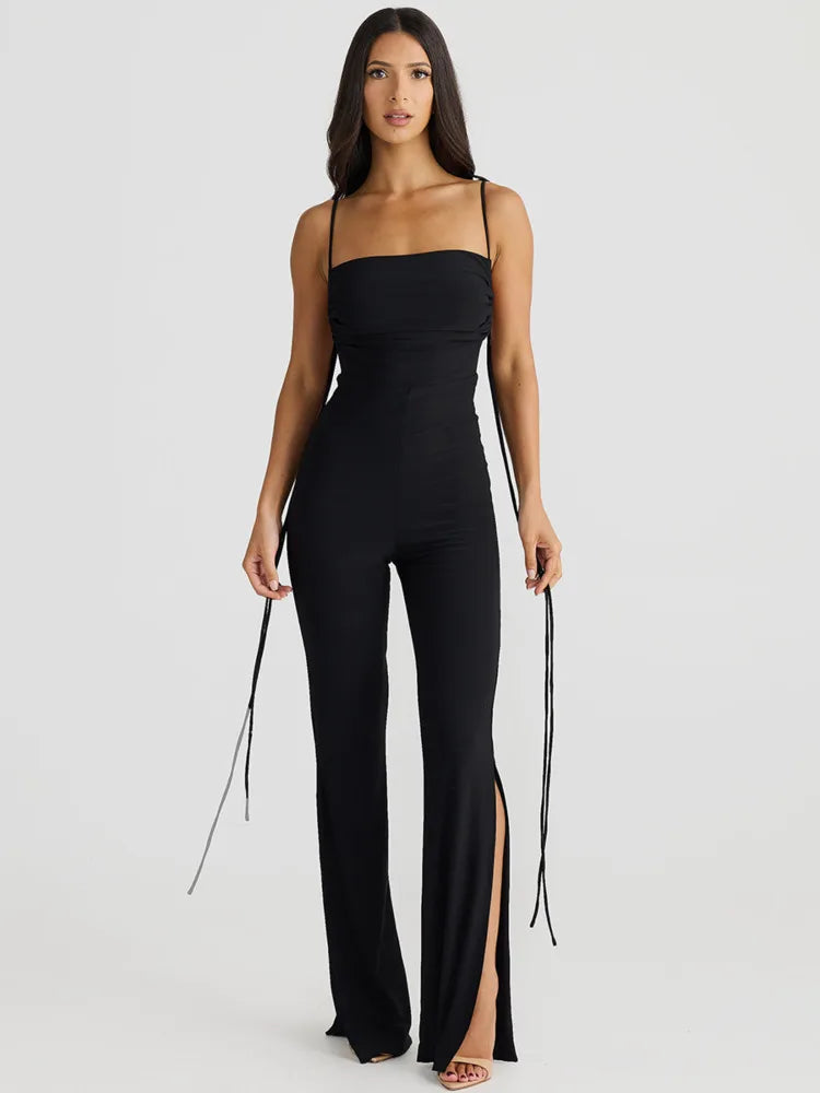 Tamina – Rückenfreier und Armelloser Jumpsuit