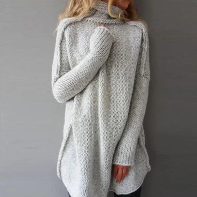 Natalie – Gestrickt Rollkragenpullover