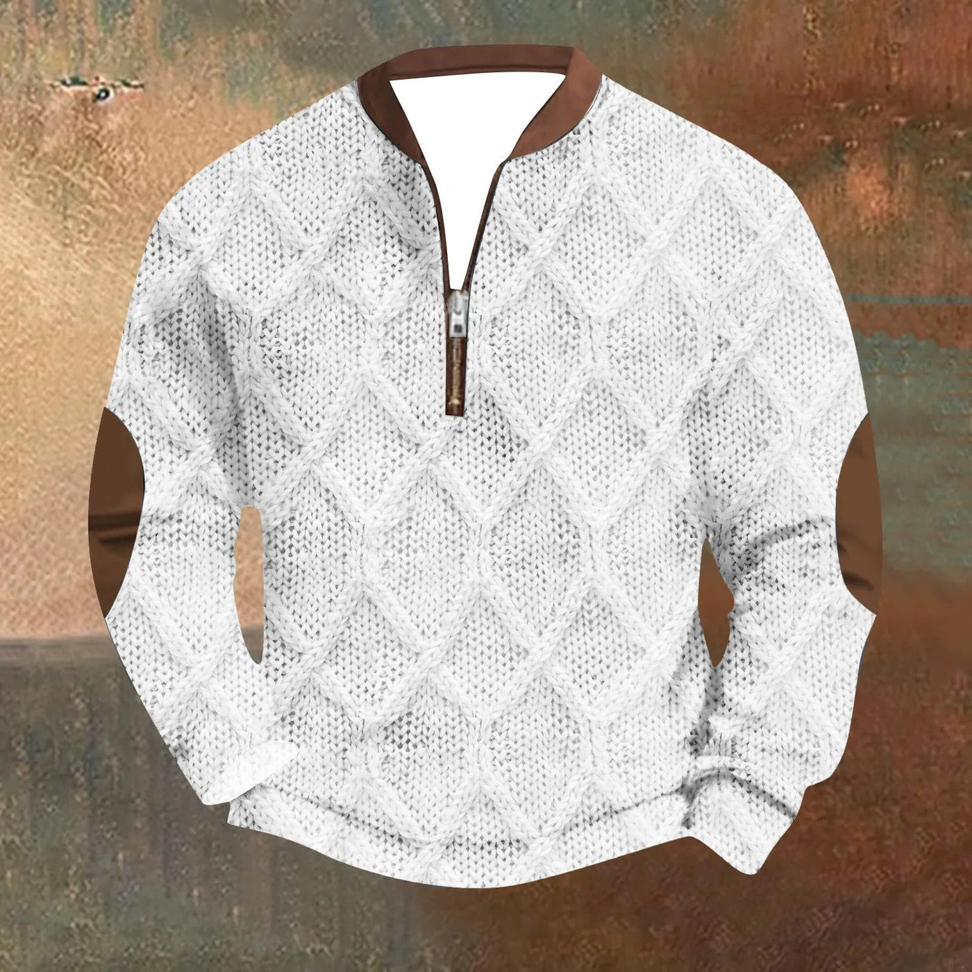 Geert – Sweatshirt Mit Reißverschluss
