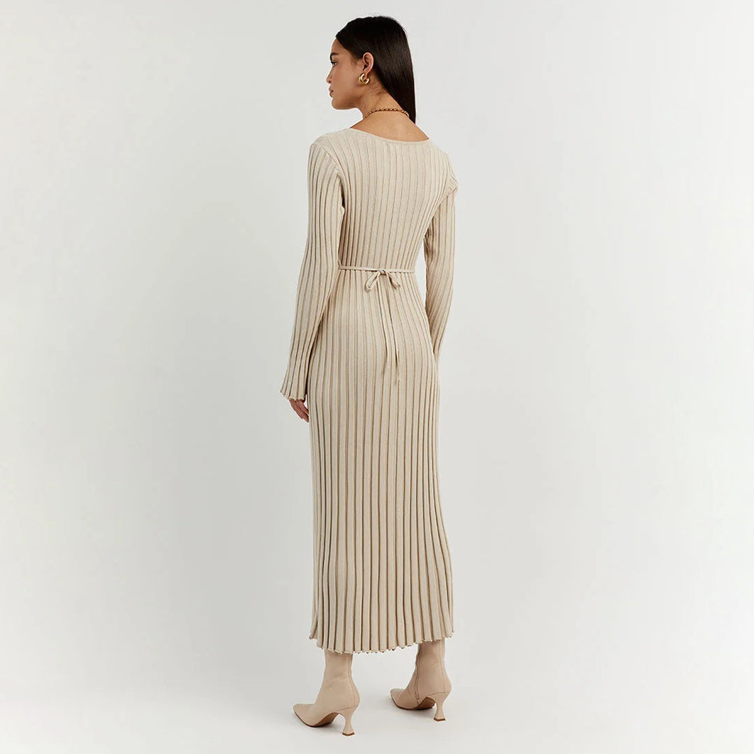 Abigail - Elegantes Maxikleid aus Strick für einen stilvollen Look