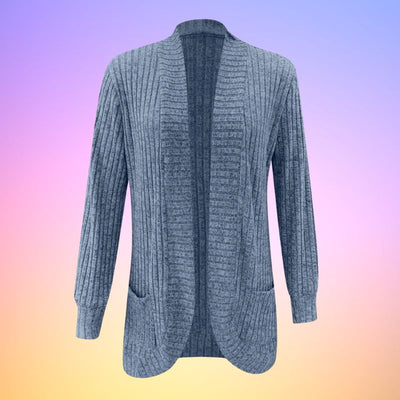 Sigrid - Hohle Aus Öffnen Sie Vorderseite Strickjacke