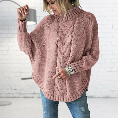 VERICA - Langer trendiger Pullover aus Grobstrick für Damen