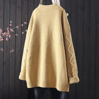 YARINA - Stylischer Winter-Cardigan für Damen mit modernem Flair